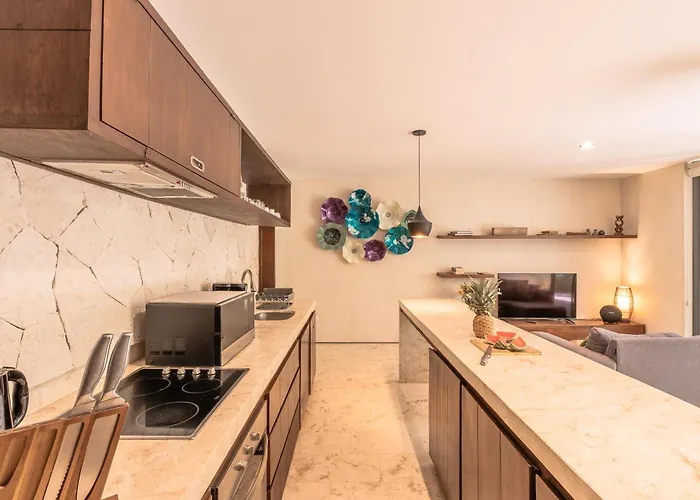 Monet - Free Pass & Bikes & Private Pool & 24hrs Security Apartamento Tulum