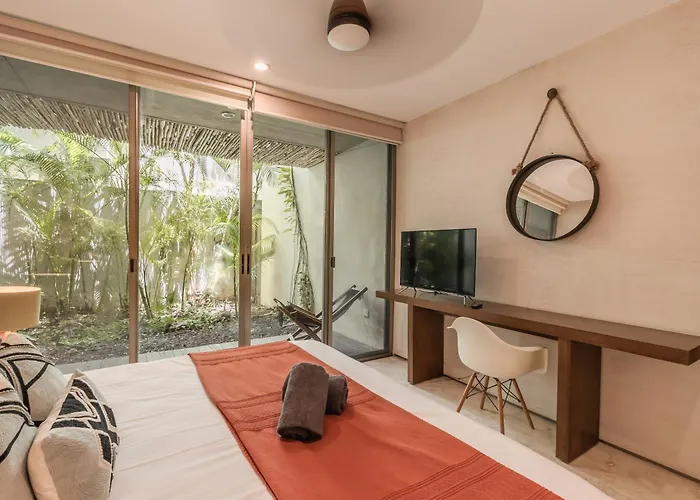 Monet - Free Pass & Bikes & Private Pool & 24hrs Security Apartamento Tulum