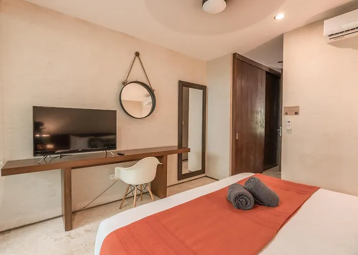 Monet - Free Pass & Bikes & Private Pool & 24hrs Security Apartamento Tulum