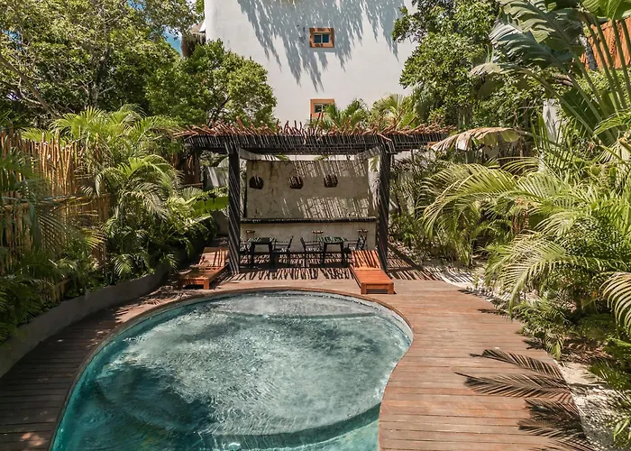 Monet - Free Pass & Bikes & Private Pool & 24hrs Security * Tulum