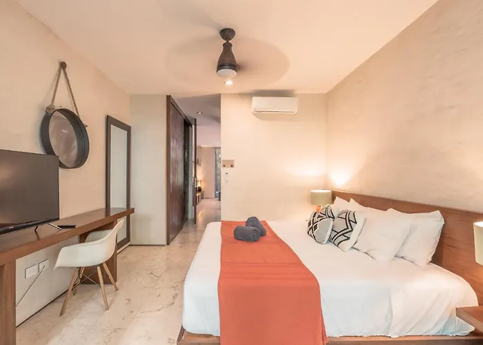 Monet - Free Pass & Bikes & Private Pool & 24hrs Security Apartamento Tulum